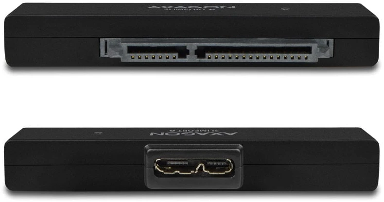 AXAGON ADSA-1S6 USB3.0 – SATA 6G UASP HDD išorinis adapteris, įsk. Byla