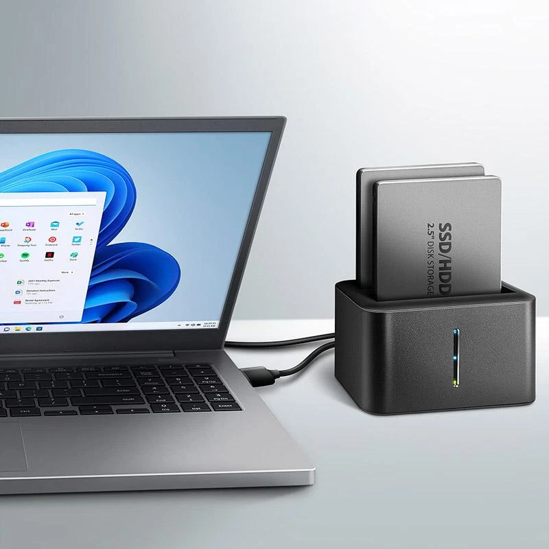 AXAGON | SuperSpeed USB DUAL 2,5" SSD / HDD MINI dokas | ADSA-D25
