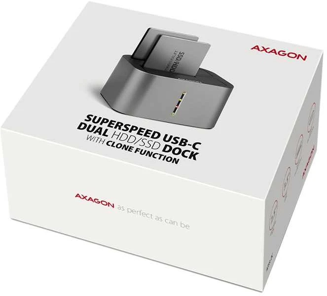 AXAGON | SuperSpeed USB DUAL 2,5"/3,5" HDD/SSD DUAL dokas | ADSA-DC