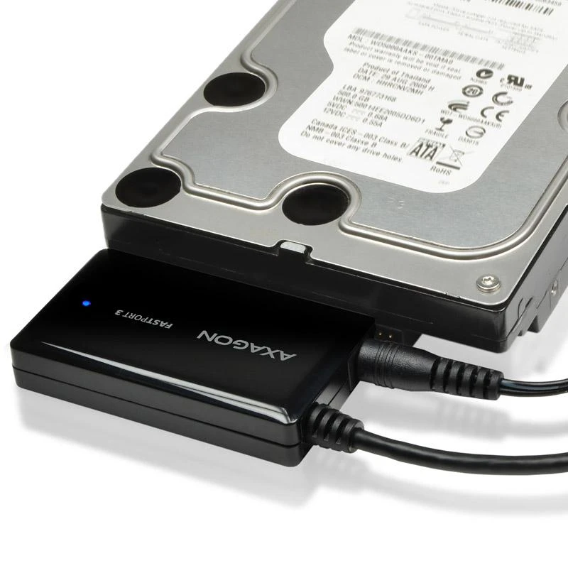 AXAGON ADSA-FP3 USB3.0 – SATA 6G HDD FASTPort3 adapteris, įsk. AC