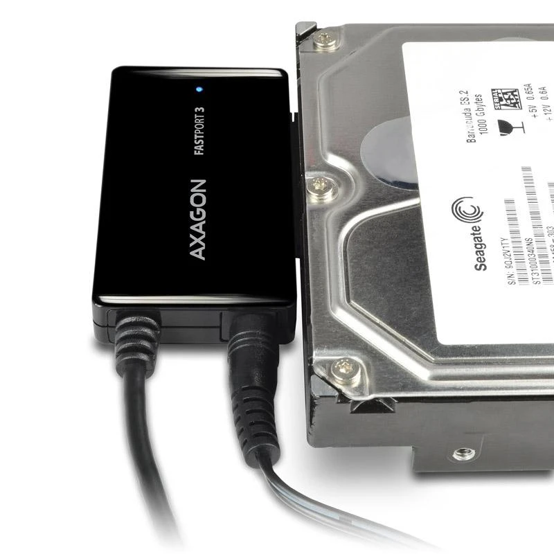 AXAGON ADSA-FP3 USB3.0 – SATA 6G HDD FASTPort3 adapteris, įsk. AC