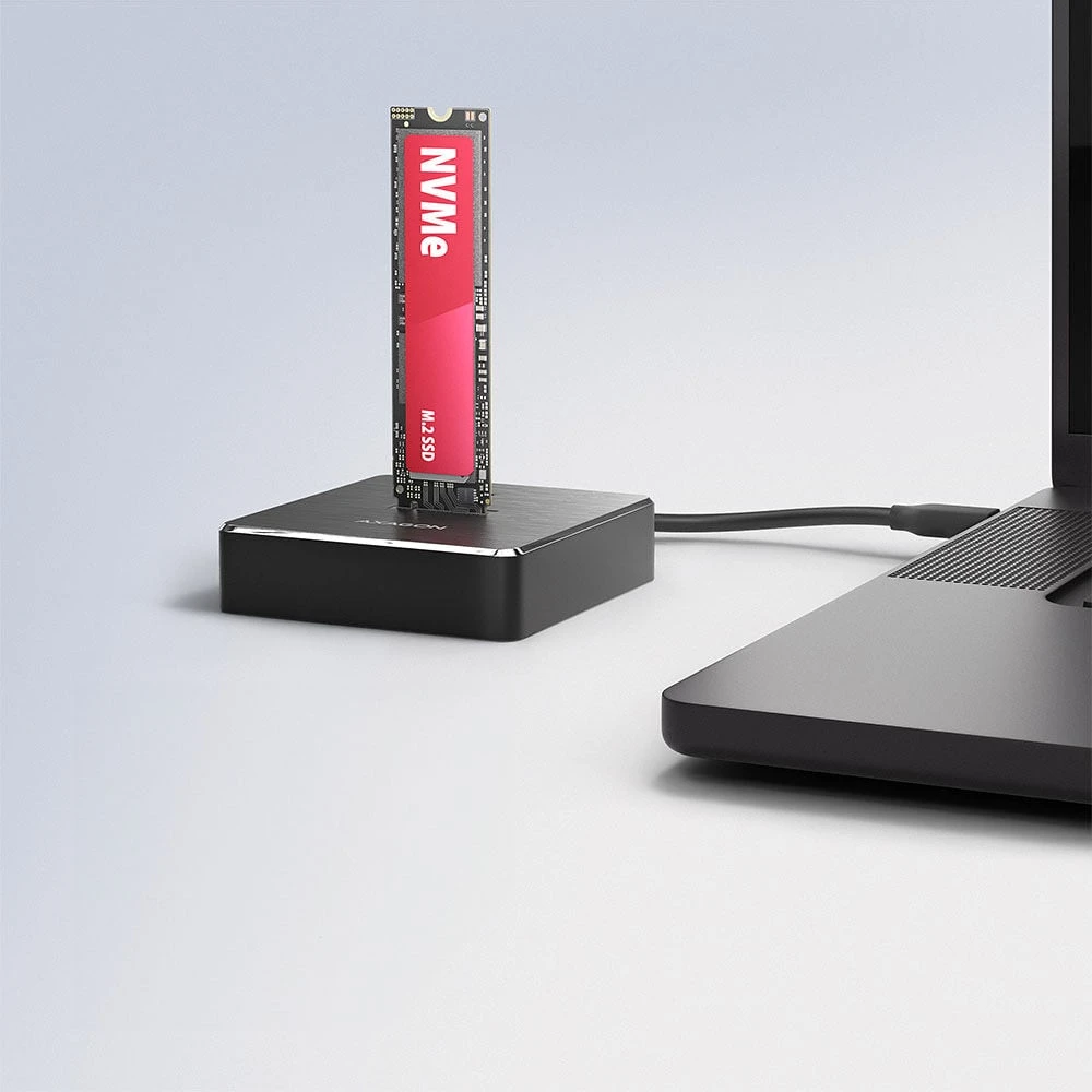 AXAGON | USB-C 10 Gbps doko stotis M.2 NVMe/SATA SSD | ADSA-M2C11
