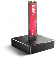 „AXAGON ADSA-M2C11“, USB-C 10 Gbps prijungimo stotelė, skirta 1 × M.2 NVMe/SATA SSD diskui