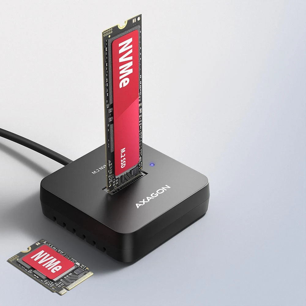 AXAGON | USB-C 10Gbps docking station for M.2 NVMe SSD | ADSA-M2C11L