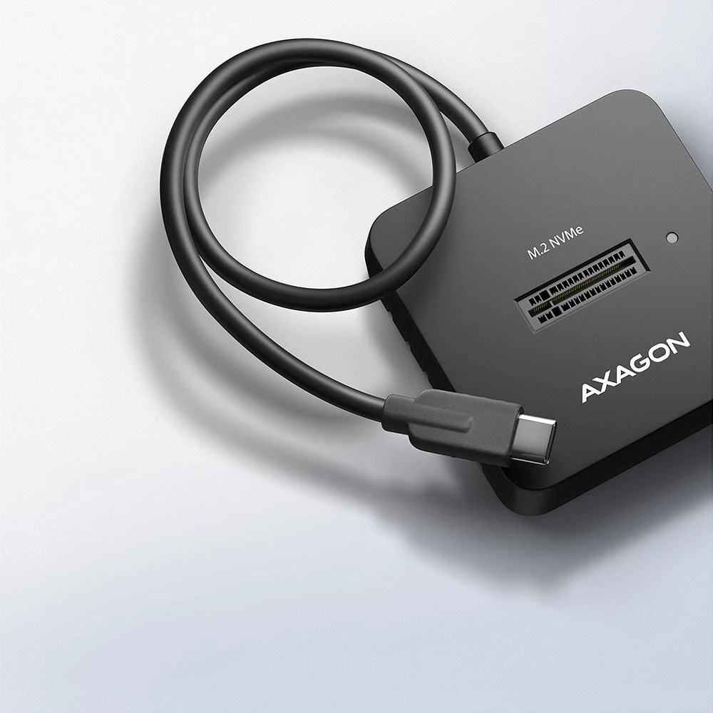 AXAGON | USB-C 10Gbps docking station for M.2 NVMe SSD | ADSA-M2C11L