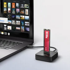 Axagon Adsa-m2c11l doko stotelė usb-c 3.2 gen 2 - 1 x nvme m.2 10gbps
