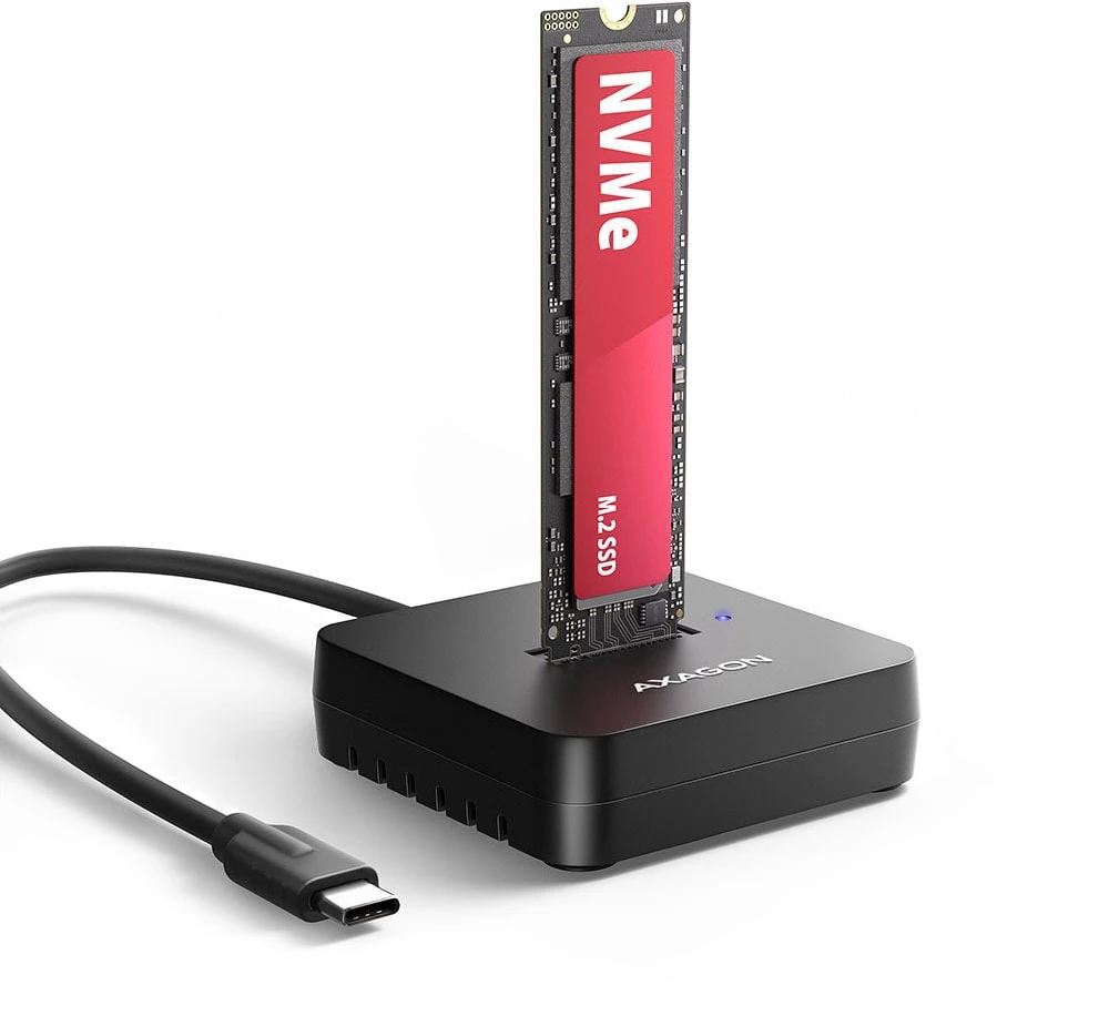 AXAGON | USB-C 10Gbps docking station for M.2 NVMe SSD | ADSA-M2C11L