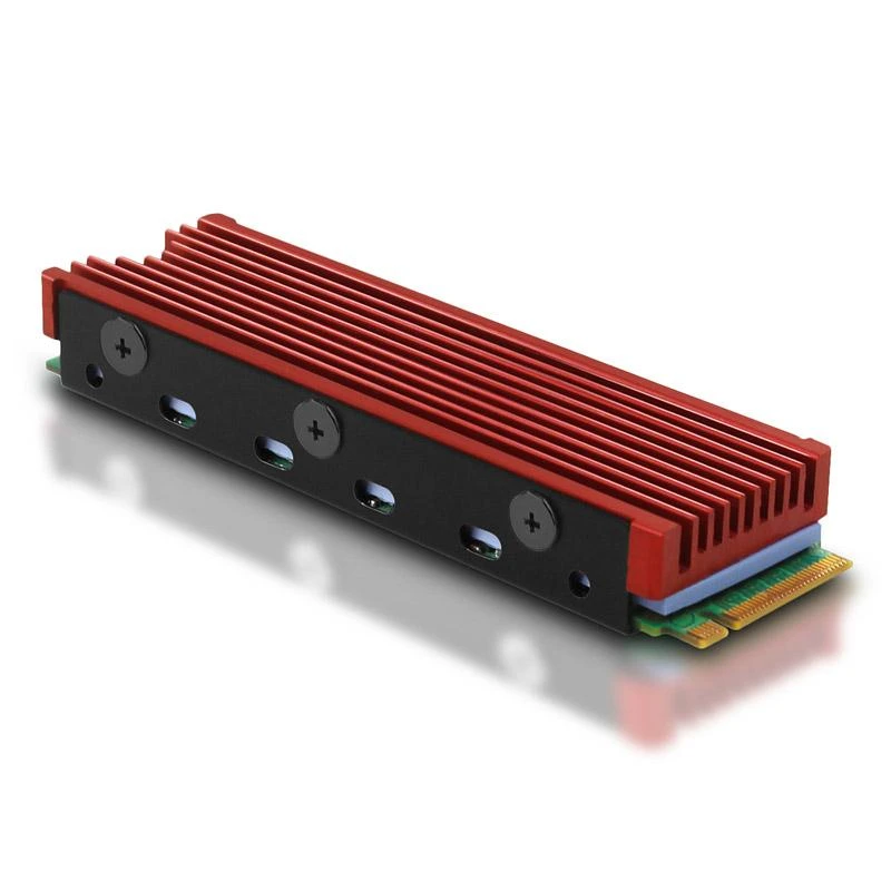 AXAGON CLR-M2 pasyvus - M.2 SSD, 80 mm SSD, ALU korpusas, silikoninės šiluminės pagalvėlės