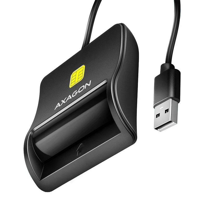 AXAGON CRE-SM3N skaitytuvas su USB kabeliu