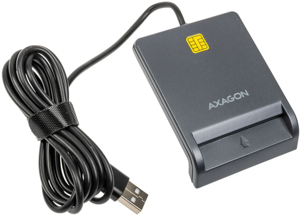 AXAGON CRE-SM3T USB išmaniųjų kortelių skaitytuvas