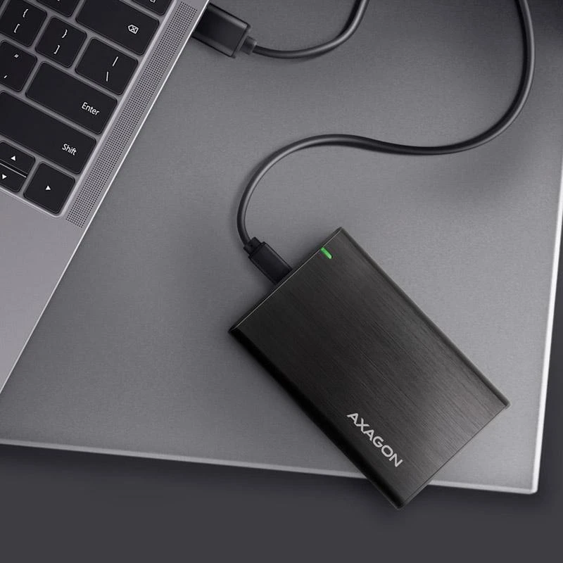 Kietasis diskas AXAGON EE25-A6C USB-C 3.2 – SATA 6G 2,5" išorinė dėžutė