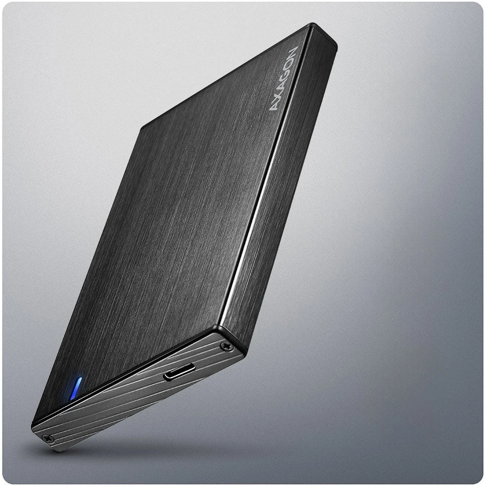 „Axagon EE25-XA6C“ USB-C 5Gbps SATA 6G išorinė dėžutė, skirta 2,5 colio SSD/HDD ALINE dėžutei