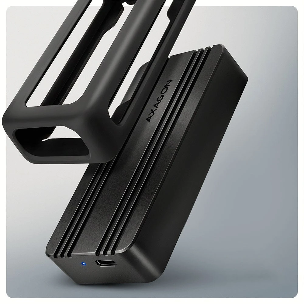 „AXAGON“ USB-C 40 Gbps išorinis korpusas, skirtas M.2 NVMe SSD | EEM2-40G