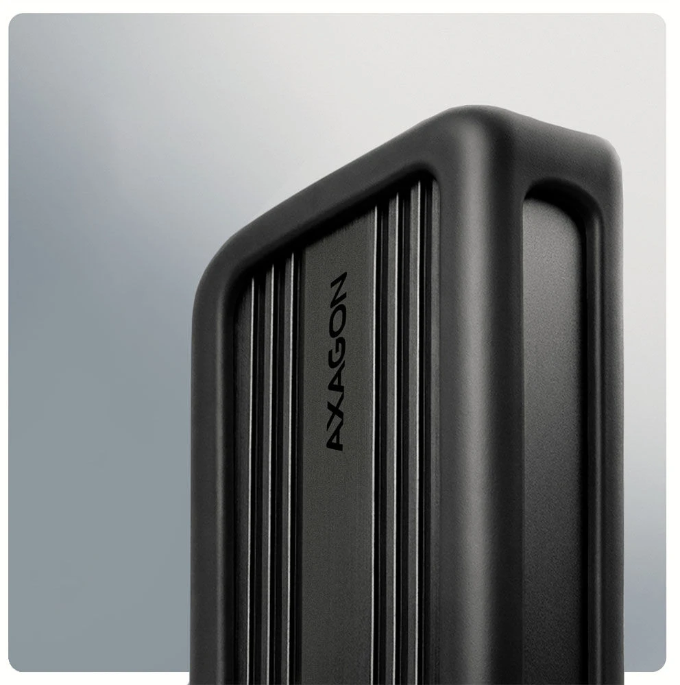 „AXAGON“ USB-C 40 Gbps išorinis korpusas, skirtas M.2 NVMe SSD | EEM2-40G