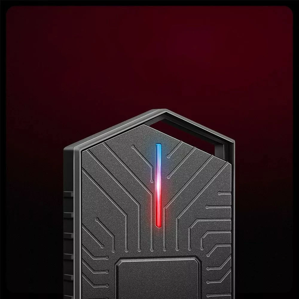 „AXAGON USB-C 10Gbps“ – M.2 NVMe ir SATA SSD GAME M.2 dėžutė | EEM2-GAM