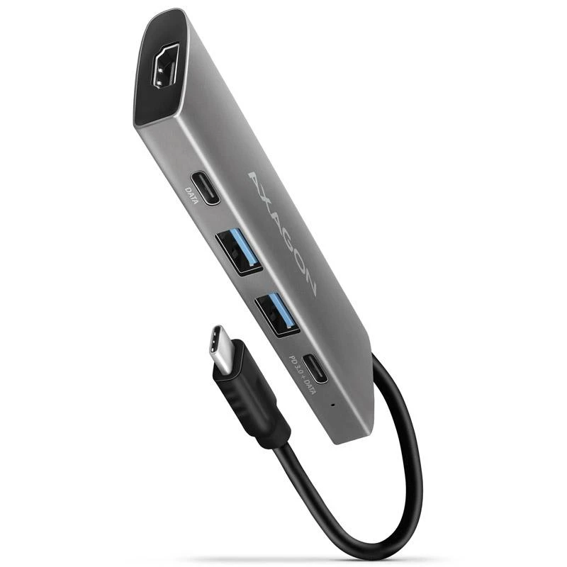 AXAGON | USB-C 10Gbps SPEEDSTER 5in1 šakotuvas (2.0 versija) | HMC-5G2 | HDMI jungtys kiekis: 1