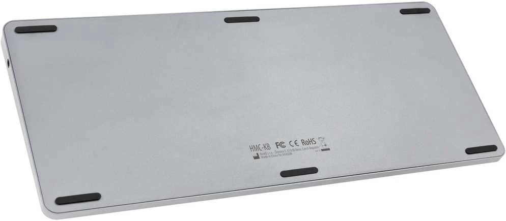 AXAGON HMC-KB klaviatūra USB-C 5Gbps su HUB, Micro SD/SD, 3x USB-A, HDMI 4K/60Hz, PD 100W, Garsas, JAV išdėstymas