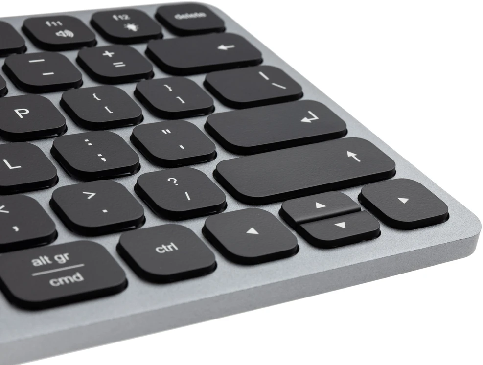 AXAGON HMC-KB klaviatūra USB-C 5Gbps su HUB, Micro SD/SD, 3x USB-A, HDMI 4K/60Hz, PD 100W, Garsas, JAV išdėstymas