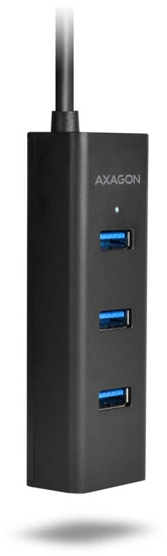 AXAGON HUE-S2BP 4x USB3.0 įkrovimo šakotuvas 1,2 m laidas, MicroUSB įkrovimas, įsk. kintamosios srovės adapteris