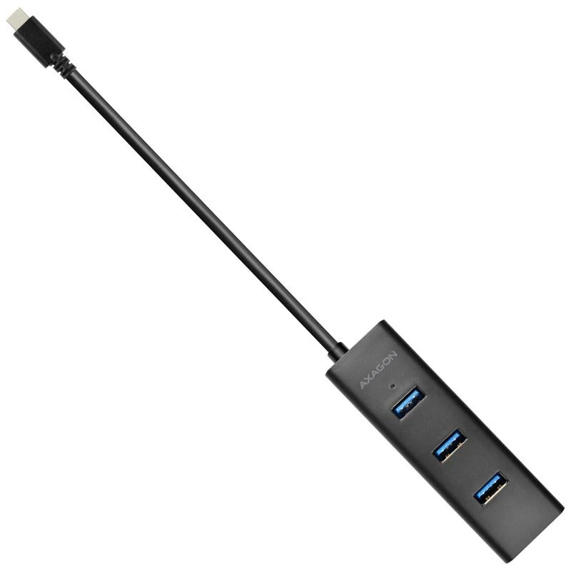 AXAGON HUE-S2C 4x USB3.0 įkrovimo šakotuvas, MicroUSB įkrovimo jungtis, C tipo