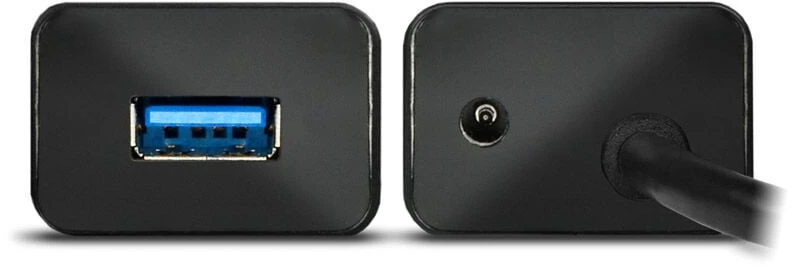AXAGON HUE-SA7BP 7x USB3.0 ALU įkrovimo šakutė, įsk. AC Adapteris, Juodas