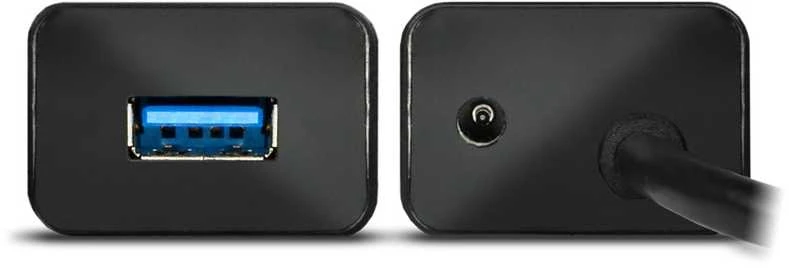 AXAGON HUE-SA7BP 7x USB3.0 ALU įkrovimo šakutė, įsk. AC Adapteris, Juodas