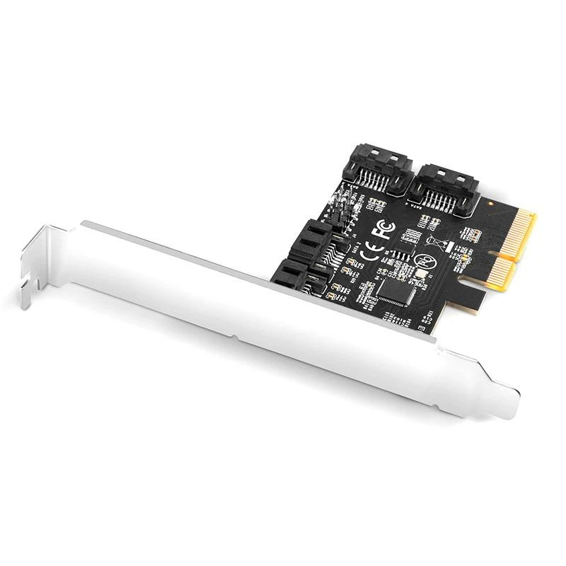 Axagon Keturių kanalų SATA III PCI-Express valdiklis su keturiais vidiniais SATA jungtys. Standartinis ir žemas profilis.