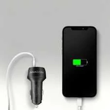 AXAGON automobilinis įkroviklis 48W, USB-A + USB-C, PD3.0/PPS/QC4+/SFC | PWC-PQ48