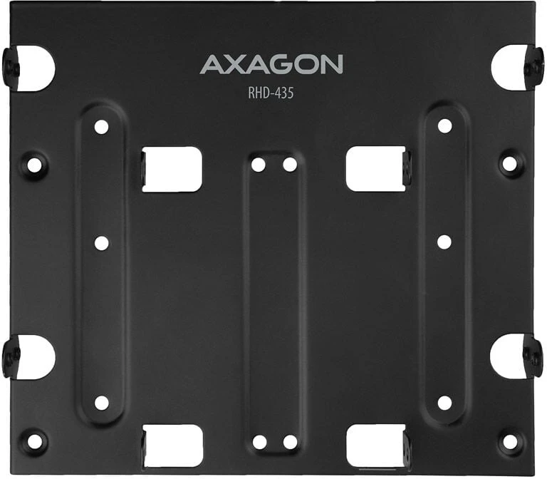 AXAGON Metalinis rėmas keturiems 2,5" diskams arba dviem 2,5" diskams ir vienam 3,5" diskui montuoti 5,25" padėtyje | RHD-435