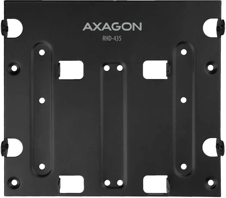 AXAGON Metalinis rėmas keturiems 2,5" diskams arba dviem 2,5" diskams ir vienam 3,5" diskui montuoti 5,25" padėtyje | RHD-435
