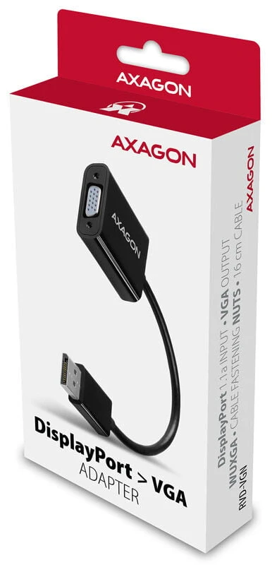 AXAGON RVD-VGN DisplayPort -> VGA adapteris FullHD, 1920*1200