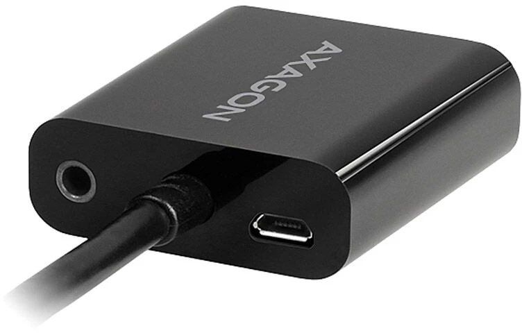 AXAGON RVH-VGAN, HDMI -> VGA mažinimas / adapteriai, FullHD, garso išvestis