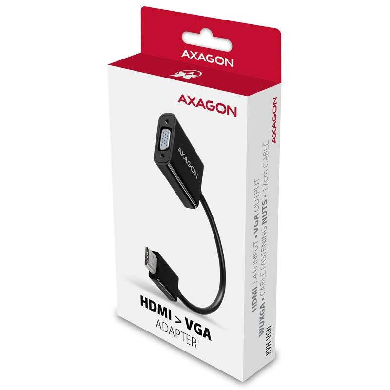 AXAGON RVH-VGN HDMI į VGA keitiklis su pakuote