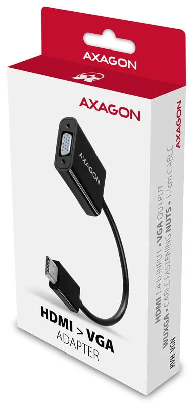 AXAGON RVH-VGN, HDMI -> VGA mažinimas / adapteris, FullHD