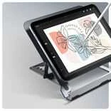 AXAGON STND-LAG Nešiojamas kompiuteris Stand, height-adjustable, foldable, aliuminio – pilkas
