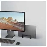 AXAGON STND-VB Vertical Nešiojamas kompiuteris Stand, adjustable width, aliuminio – juodas