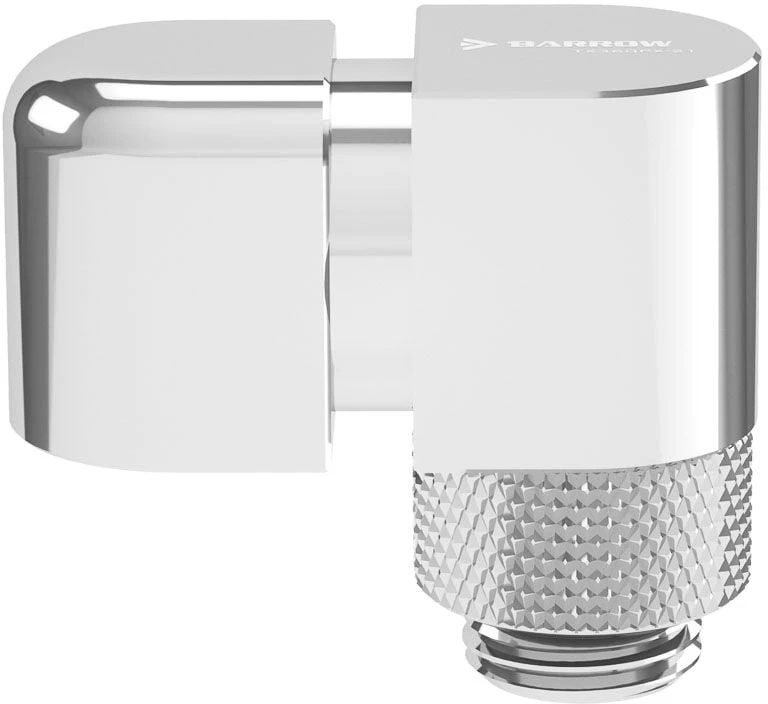 Barrow 360 Degree G1/4 Inch Adapteris, 21mm Offset – sidabrinis