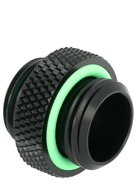 Barrow adapteris tiesus G1/4 colio lizdas į G1/4 colio lizdą, 5 mm juodas