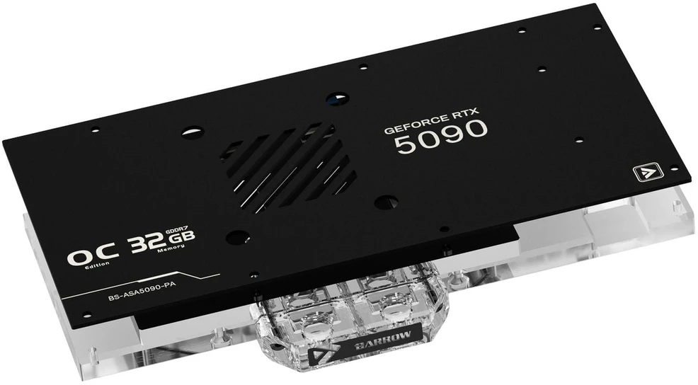 Barrow ASUS ROG Astral 5090 GPU Vanduo Block – Juodas