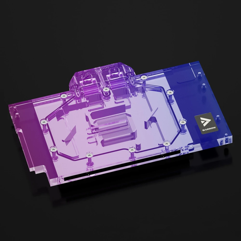 Barrow ASUS ROG TUF 5080 / 5070 Ti GPU Vanduo Block – juodas