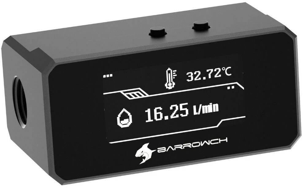 Barrow flow meter OLED – juodas