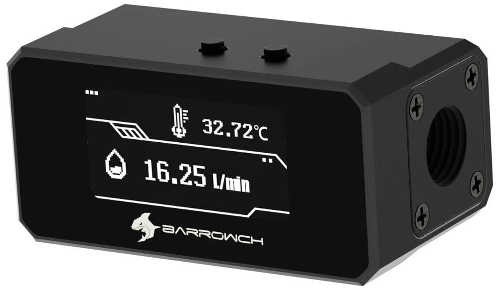 Barrow flow meter OLED – juodas