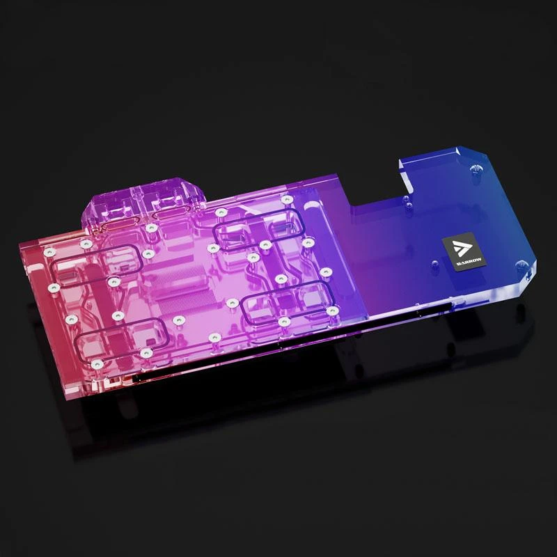 „Barrow LRC2.0“ pilno padengimo GPU „Vanduo“ blokas, skirtas „ASUS STRIX 3070 Aurora RGB“ (akrilas)