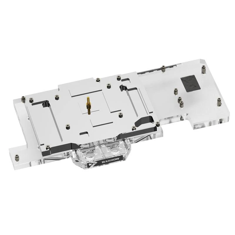 Barrow GPU vandens blokas ASUS TUF 3070 skaidrus korpusas