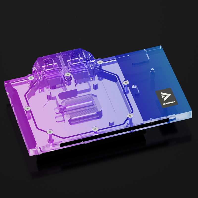 Barrow Barrow LRC2.0 RTX 4080 FE Aurora RGB - akrilinė