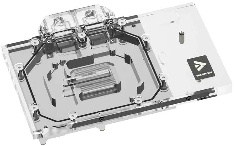 Barrow RTX 4090 vandens blokas - skaidrus akrilas