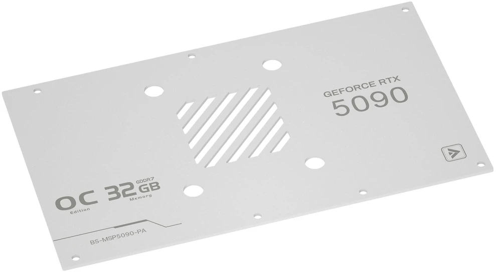 Barrow MSI Suprim 5090 GPU Vanduo Block – Baltas
