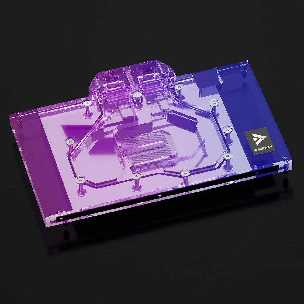Barrow MSI Suprim 5090 GPU Vanduo Block – Juodas