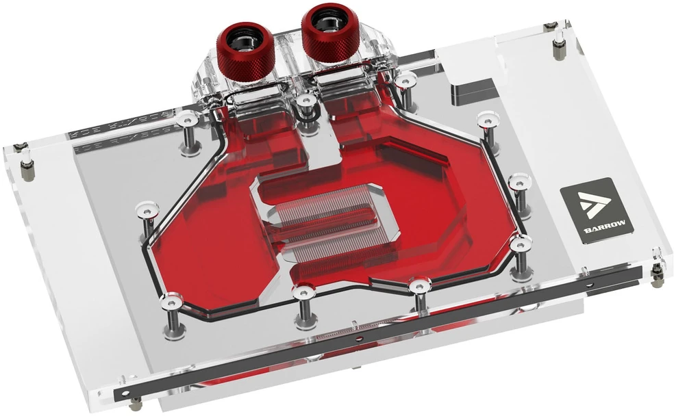 Barrow MSI Suprim 5090 GPU Vanduo Block – Baltas