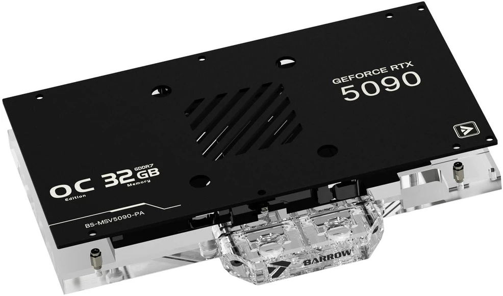 Barrow MSI Ventus 5090 GPU vandens blokas – juodas